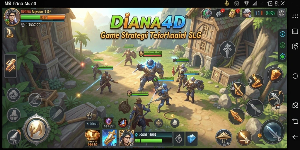 Tampilan gameplay menarik dalam DIANA4D dengan strategi mendalam.