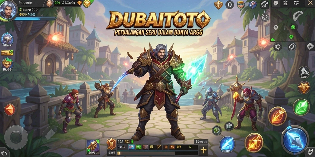 Tampilan gameplay seru DUBAITOTO penuh aksi dan strategi.