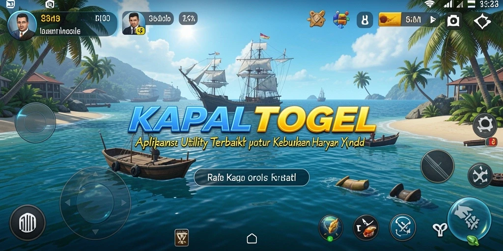Tampilan antarmuka KAPALTOGEL yang user-friendly dan interaktif.