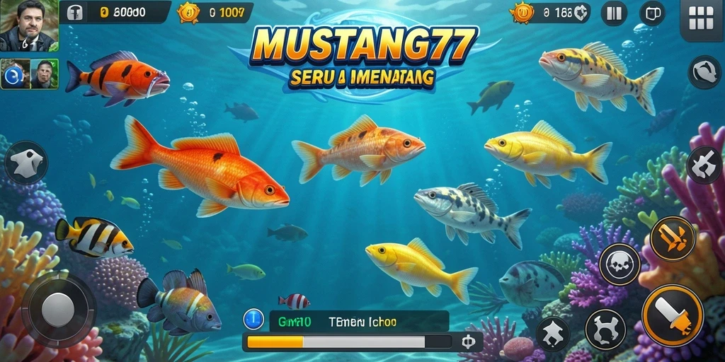 Tampilan menarik dari gameplay Tembak Ikan yang seru.