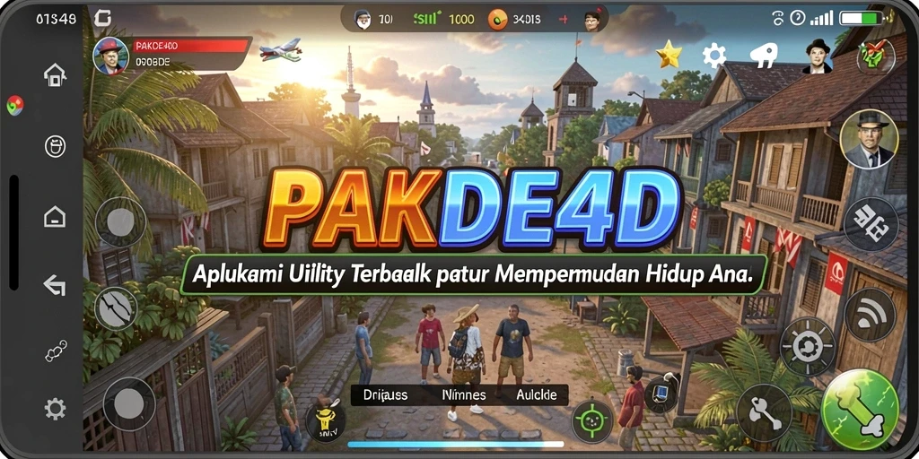 Tampilan antarmuka PAKDE4D yang sederhana dan intuitif.
