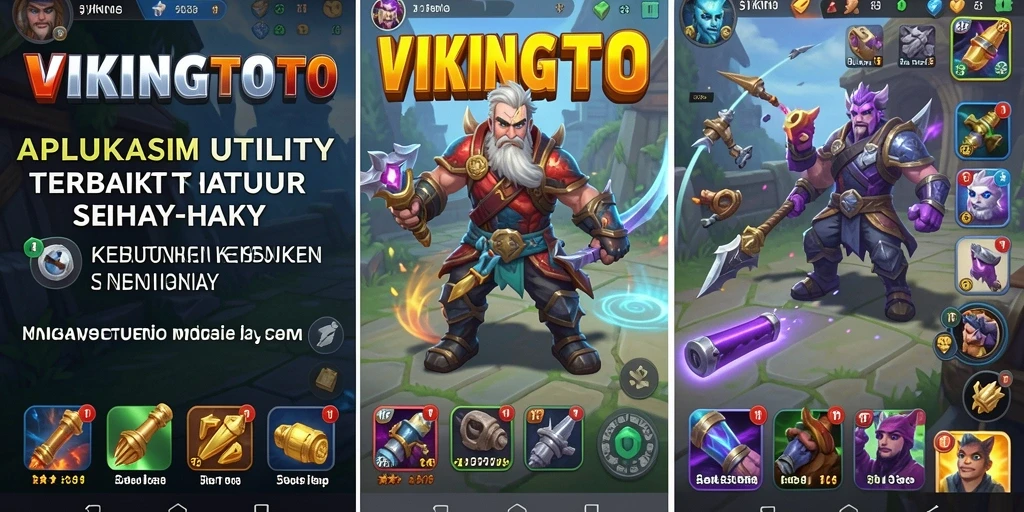 Tampilan layar utama VIKINGTOTO dengan fitur pengingat dan penjadwalan.