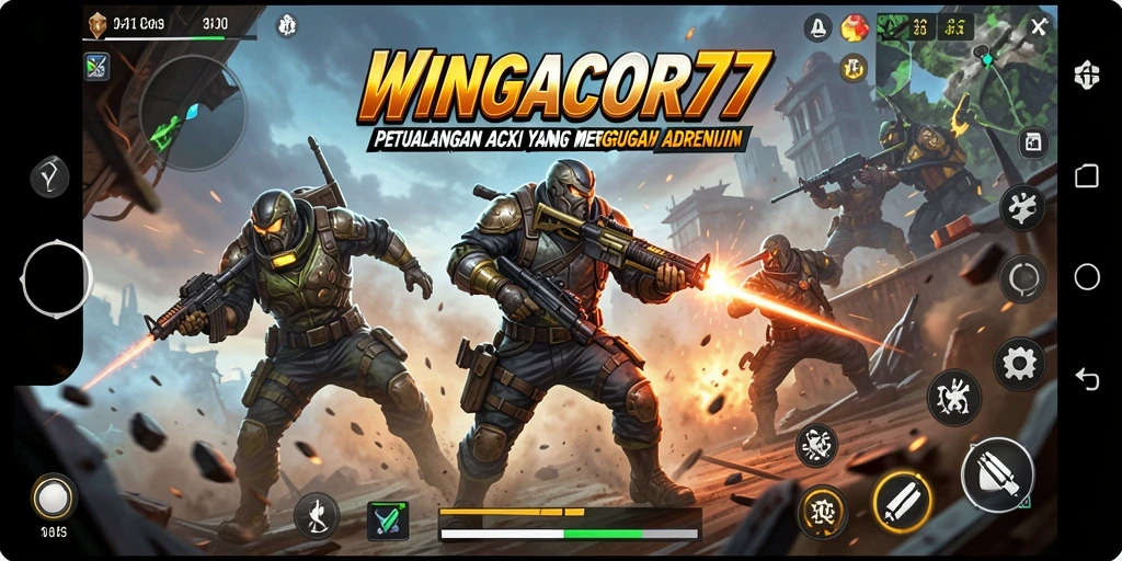Tangkapan layar utama WINGACOR77 menampilkan aksi mendebarkan dalam gameplay.